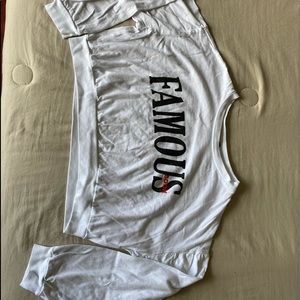 Forever 21 cropped long sleeve shirt!